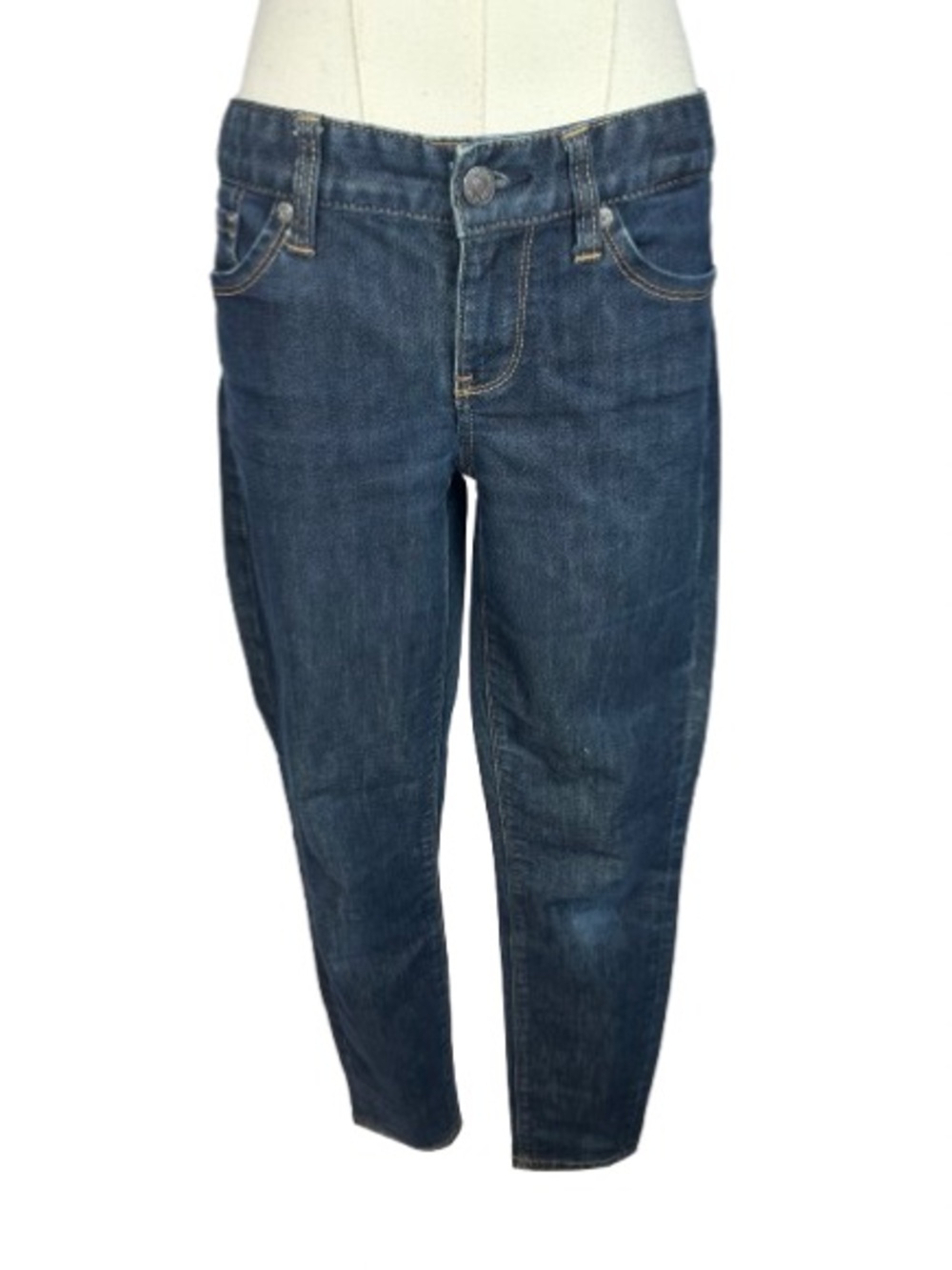Tommy Hilfiger Dark Blue Cropped Straight Jeans